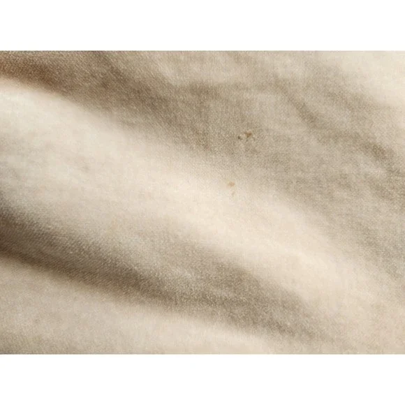 Massimo Dutti Womens Velour Jacket S Cream Military Long Sleeve Collared Lined - Picture 12 of 16